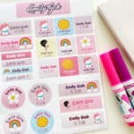 Where to buy iron-on name labels and waterproof stickers in Singapore